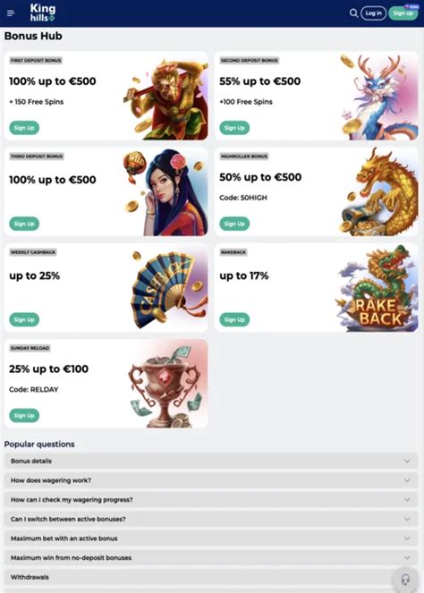 kinghills bonus